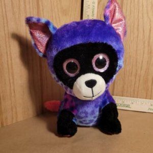 Scentsations Purple Blue And Pink Raccoon Fox Plush Stuffed Animal